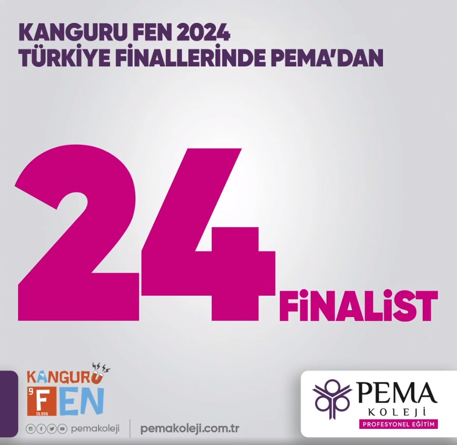 Kanguru Fen 2024 Yarışmasında PEMA’dan 24 FİNALİST